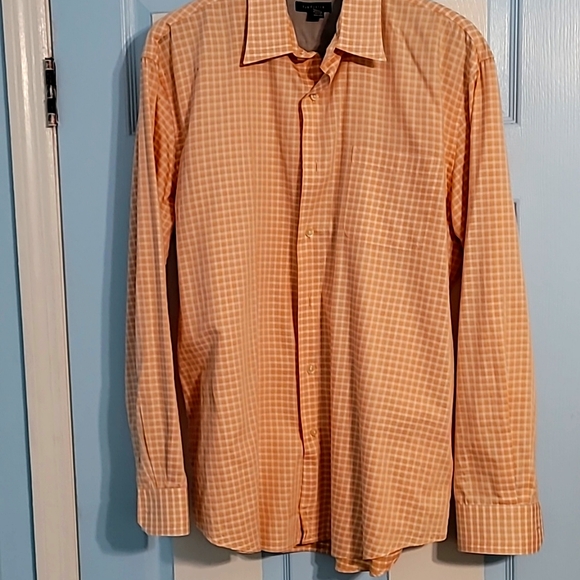 Van Heusen classic fit men's long sleeve size L/G 16-16 1/2 - Picture 1 of 5